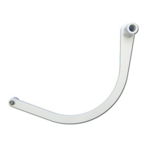 Wimove Bras W1 droit blanc RAL 9010 - bras assembl&eacute; plus manchon -