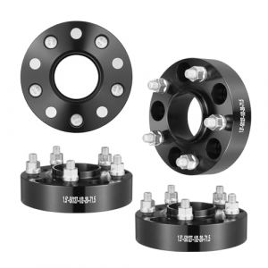 VEVOR Elargisseur de Voie 4PCs Epaisseur 38 mm, Entretoises de Roue 5 Boulons, Modeles de Boulons 127x140 mm, Alesage 71,5 mm, Compatible avec Jeep