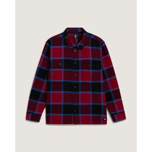 Vans Larkspur Plaid Flannel Bordeaux/Black - Chemise - bordeaux - L - 100% Coton,Flanelle