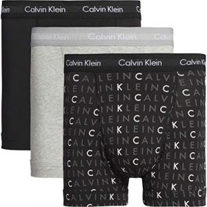 Calvin Klein Lot de 3 boxers avec logo à la taille - Gris noir-Multicolore