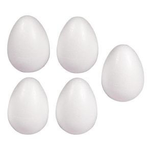 Rayher Œufs en Polystyrène pleins Ø 6 cm 5 pcs