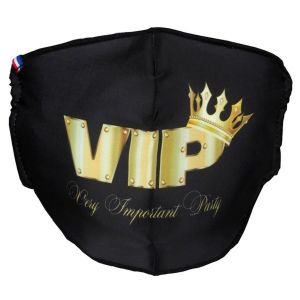 Ruedelafete Masque lavable tissu imprimé VIP