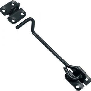 Bulk Hardware Crochet De Cabine Noir 150Mm