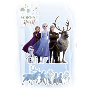 Komar Stickers muraux géant La Reine des Neiges Disney Frozen Spirit Esprit Glacé 50 x 70 cm