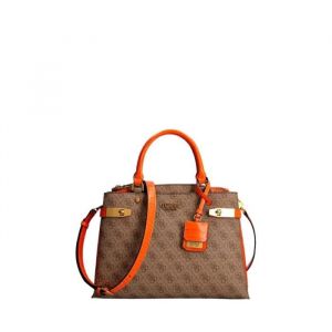 Guess Sac a main Ref 56683 LTO Orange 33.5*25.5*13 cm TU Marron