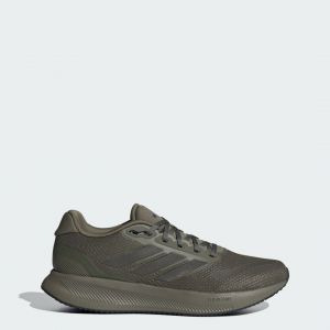 Adidas Homme Runfalcon 5 Running Shoes Running Shoes, Olive Strata/Shadow Olive/Core Black, 45 1/3 EU