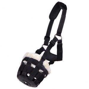 Museli&egrave;re pour cheval avec longe QHP