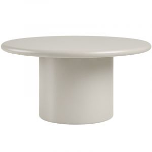 Mat-table basse sable &oslash;80 cm