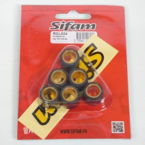 Sifam Galet rouleau de variateur pour Scooter Sym 50 Orbit Ii 4T 2009 &agrave; 2019 16x13 6.5Grs Neuf