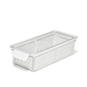 Oxo Long Bin Good Grips Produce Saver, 37,6 x 15 x 9,1 cm, blanc