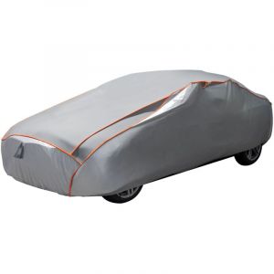 Wiltec - Housse extérieure anti-grêle pour voitures – Taille m / 431 x 165 x 119 cm – Bâche de protection étanche et respirante anti-rayures