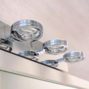 Megatron Tre Punto applique LED, chromée