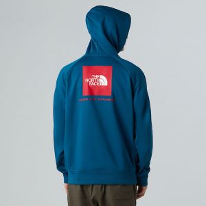 The North Face Sweat À Capuche Et Manches Raglan Nse Box Pour Homme Mineral Ink-tnf Red Taille M male