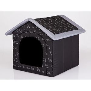 Hobbydog R3 BUDCWP14 R3 Doghouse R3 52 x 46 cm Noir avec Dogs Taille M 1.100000000000001 kg