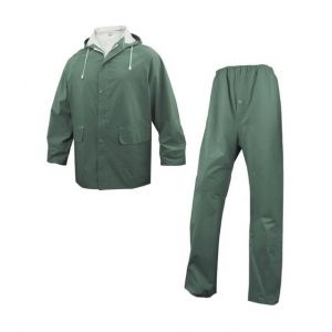 Delta Plus Ensemble de pluie polyester enduit pvc 304 (l) - Taille : L