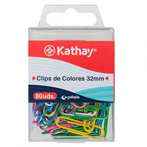 Kathay Pack 80 Clips 80 Couleurs Assorties