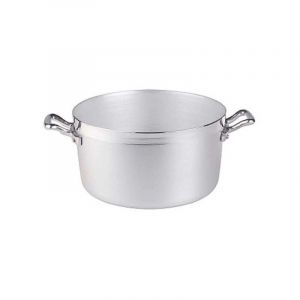 Agnelli Pentole Family Cooking Aluminium Saucepot with 2 Handles, 2.64 Litre, Silver FAMA418