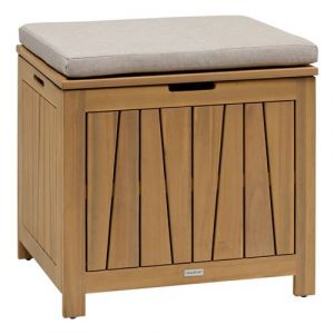 Hesperide Coffre banc de rangement de jardin en acacia LODGIA - 100 L - Marron - Lodgia