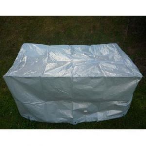Image de Chalet et Jardin B125*70 * 70-90-S Housse de Protection pour Barbecue de Jardin TITANIUM Argent 125 x 70 x 70 cm
