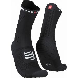 Compressport Paire de chaussettes pro racing socks v4 0 trail noir 45 48