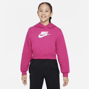 Nike Sweat à capuche court Sportswear Club Fleece pour ado - Rose - Taille S - Female