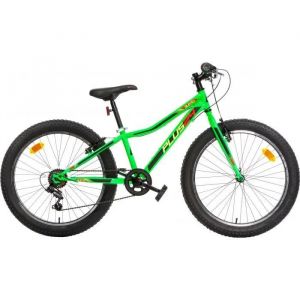 V&eacute;lo Vtt Aurelia Hardtail Plus 24 Pouces 38 Cm Junior 6 Vitesses V-Brake Vert