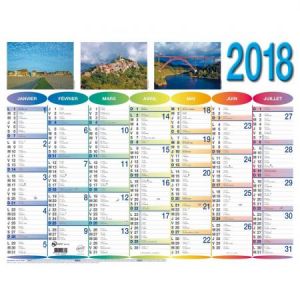 Quo Vadis 238219Q - Calendrier de banque Tradition r/v°, 43x33,5 FR