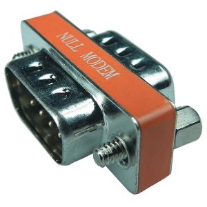 Lantronix DB9 M-M-cable adaptateur pour (DB9-DB9 M/M,) Gris/Orange
