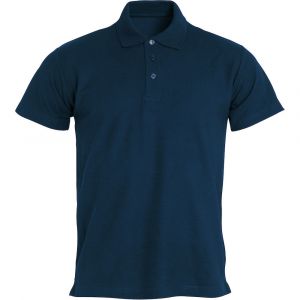 CLIQUE Polo basic Homme Bleu Marine XXL