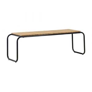 Venture Home - Banc de jardin en aluminium et acacia Holmbeck
