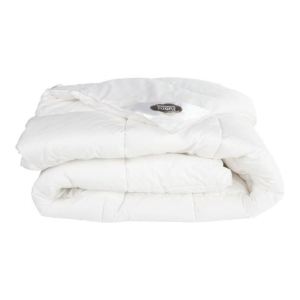 Couette sensation duvet anti-acariens en percale (200 x 200 cm)