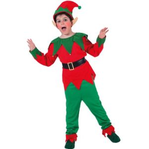 Déguisement Elfe-Lutin Noël unisexe (4 à 12 ans)