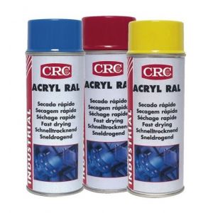 Image de CRC Peinture acrylique de finition 520ml-400ml antirouille vert mousse ral 60 - MULLIEZ ET FLORY