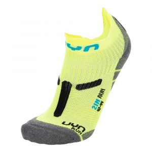 UYN " 2" Running Socks Men, yellow fluo/black EU 45/47 Chaussettes course à pied"