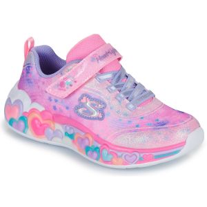 Skechers Baskets basses enfant ETERNAL HEART LIGHTS Rose - Taille 27,28,29,30,31,32