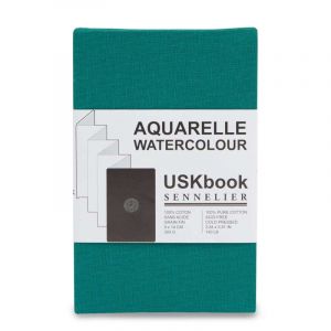 Sennelier USK Book Aquarelle, 9 cm x 14 cm, Fin, 300 g/m²