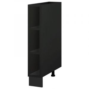 Range bouteille Lovia Noir Mat L 15 cm