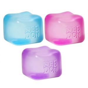 Schylling Jouet fidget - Nice Cube Needoh - Anti-stress - 3 couleurs - Non toxique