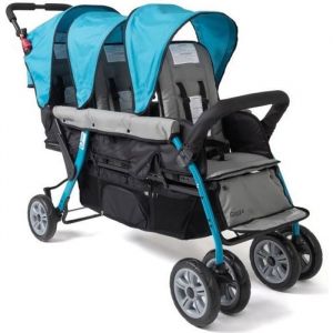 Poussette triple GAGGLE Compass - Poussette combinée - Blanc - 6 mois et plus - 1486 x 533 x 1041 cm
