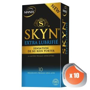 Manix Skyn Skyn Extra Lubrifié - Boîte de 10 préservatifs
