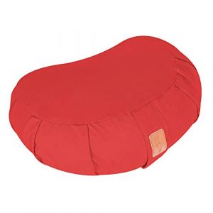 Gorilla Sports Coussin de méditation demi-lune Rouge