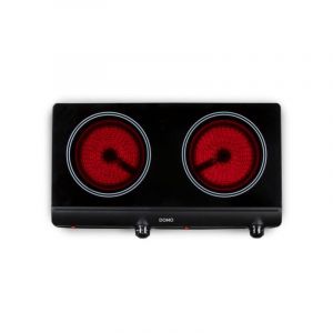 Domo Plaque de Cuisson Mobile Electrique Plaque de cuisson 2 feu 50 2 29 4 6 7 cm