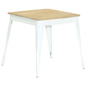 Image de VidaXL Table de salle à manger 75x75x76 cm Bois de manguier massif