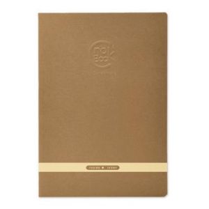 Clairefontaine 60310C - Bloc piqu&eacute; Crok'Book de 24 feuilles de papier croquis ivoire, 90 g/m&sup2;, 11x17, couv. coloris assortis