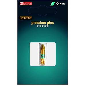 Wera 05073337001 Embout 855/1 BDC SB 1 x PZ 2x25mm, Argent