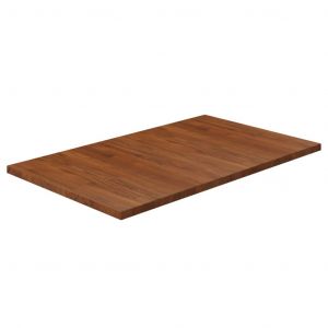 VidaXL Comptoir de salle de bain Marron foncé 100x60x2,5cm Bois traité