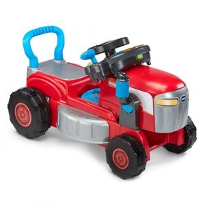 Vtech Super Tracteur Magi Tondeuse Rouge - Porteur Pousseur Bébé 3 en 1 - Tracteur Tondeuse Enfant - Jeu Évolutif - Jouet d'Éveil et de Motricité Enfant - Cadeau Bébé Dès 1 an - Contenu en Français