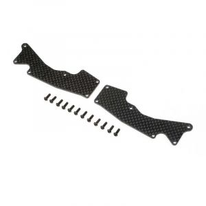 Front Arm Inserts, Carbon 8XT - Team Losi