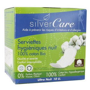 Silvercare 10 Serviettes ultra fine Nuit