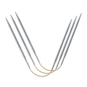 Addi GS16120268 CraSyTrio Long Aiguilles à tricoter en acier 26 cm/8 mm